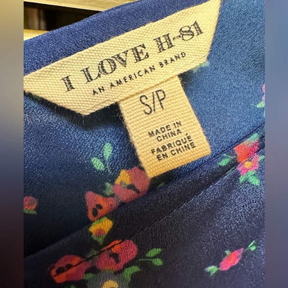 I Love H-81 (Forever 21) Floral Belted Dress Size S - Picture 4 of 11